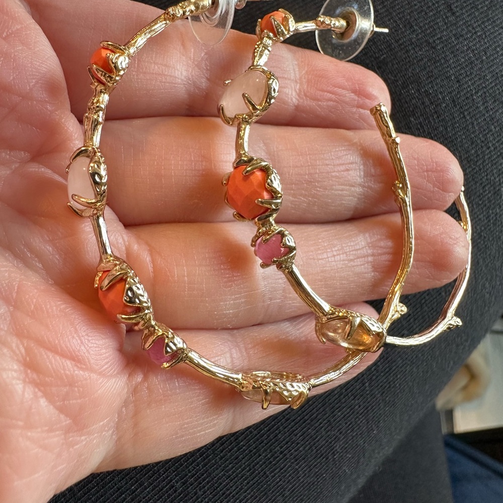 Kendra Scott Vintage Heather hoops